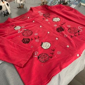 Red Christmas Cardigan